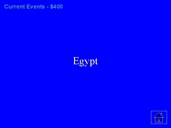 Current Events - $400 Egypt 