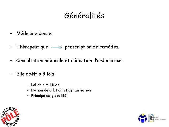 Généralités - Médecine douce. - Thérapeutique prescription de remèdes. - Consultation médicale et rédaction