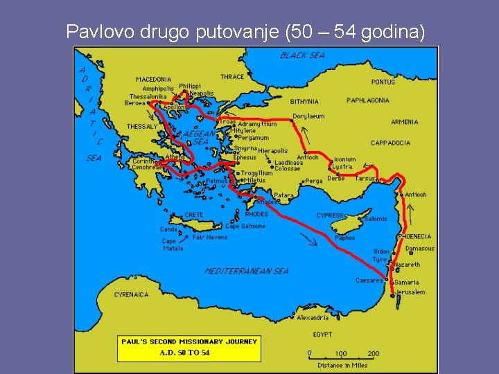 Pavlovo drugo putovanje (50 – 54 godina) 