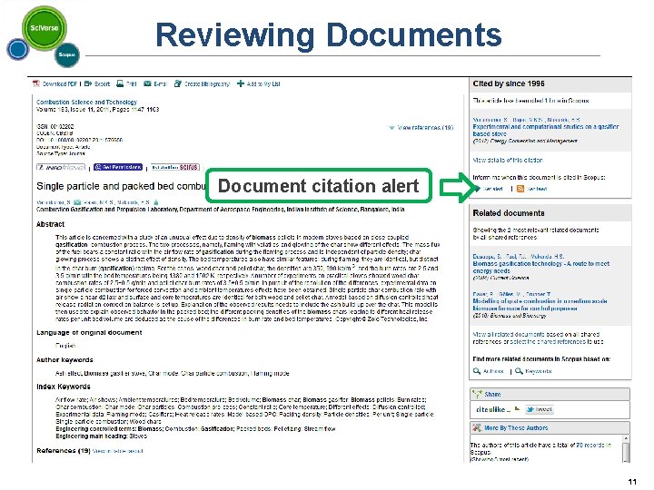 Reviewing Documents Document citation alert 11 11 