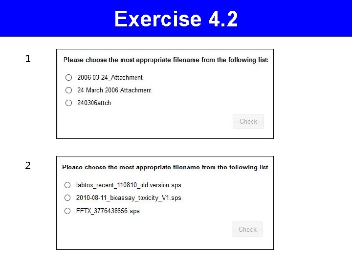 Exercise 4. 2 1 2 