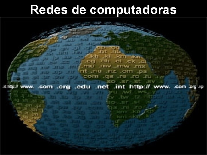 Redes de computadoras 