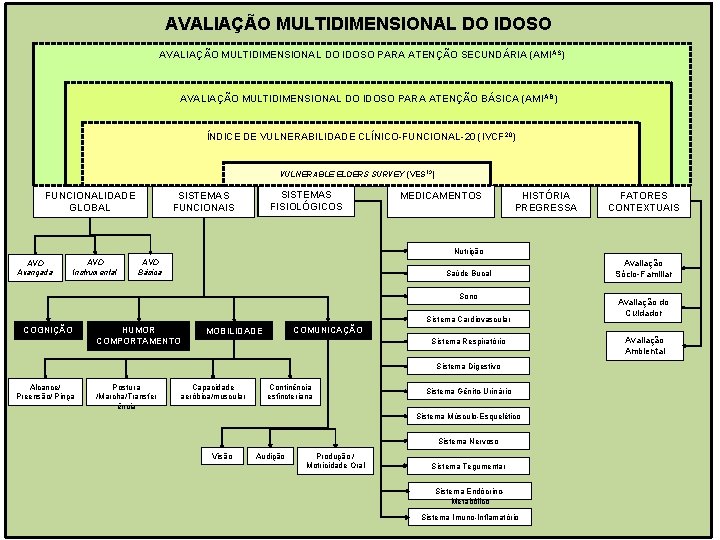 AVALIAÇÃO MULTIDIMENSIONAL DO IDOSO PARA ATENÇÃO SECUNDÁRIA (AMI AS) AVALIAÇÃO MULTIDIMENSIONAL DO IDOSO PARA