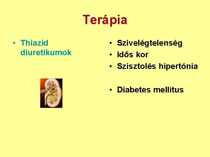 a diabetes diuretikumok