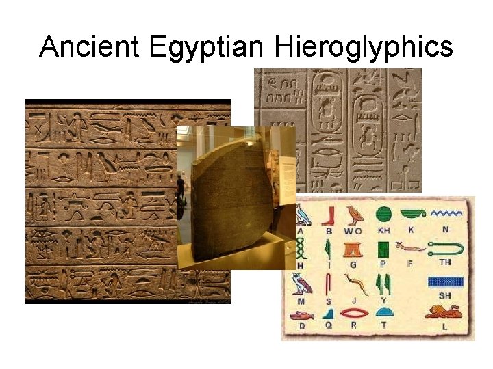 Ancient Egyptian Hieroglyphics 