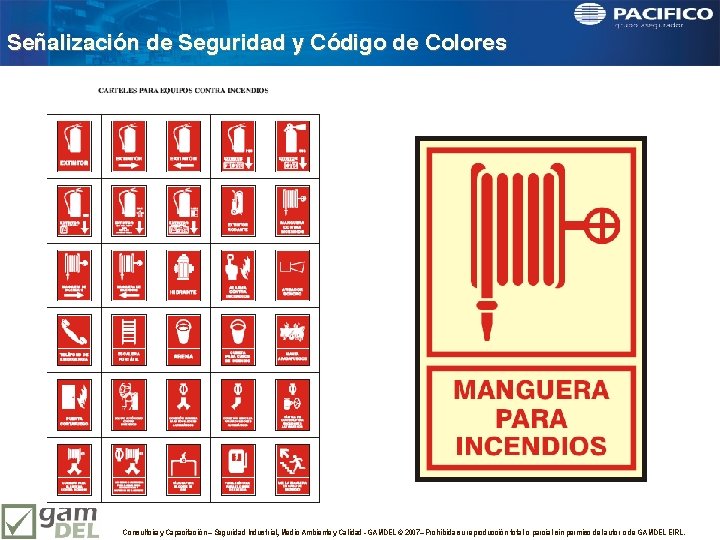 Señalización de Seguridad y Código de Colores Consultoría y Capacitación – Seguridad Industrial, Medio