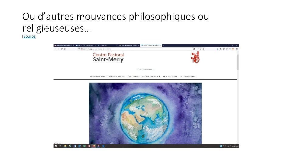 Ou d’autres mouvances philosophiques ou religieuseuses… (Source) 