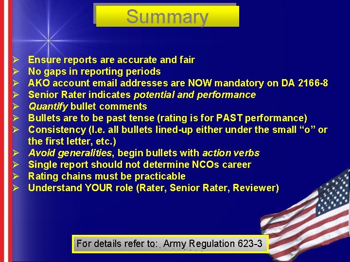 Summary Ø Ø Ø Ensure reports are accurate and fair No gaps in reporting Summary Ø Ø Ø Ensure reports are accurate and fair No gaps in reporting