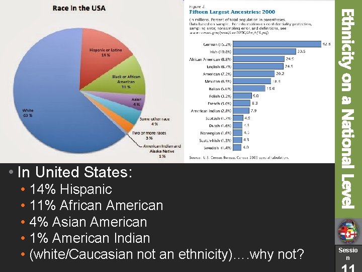  • • • 14% Hispanic 11% African American 4% Asian American 1% American