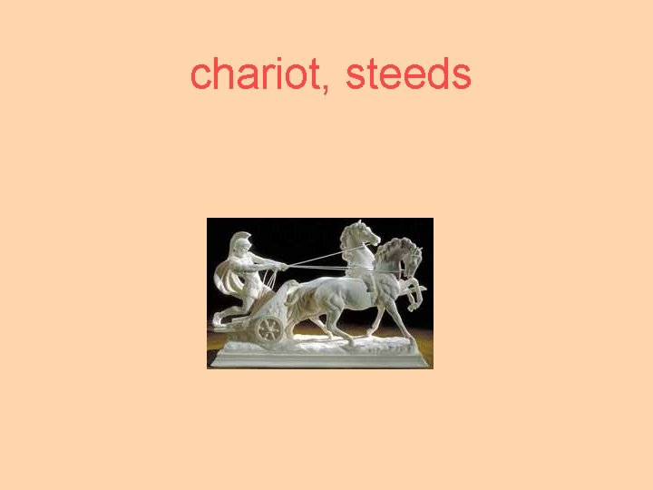 chariot, steeds 