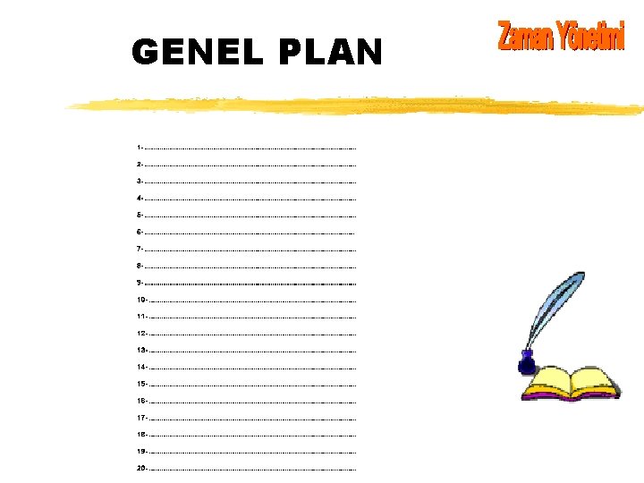 GENEL PLAN 