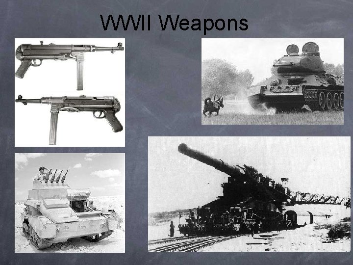 WWII Weapons 