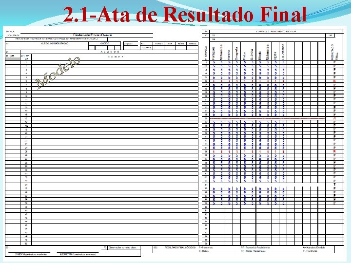 2. 1 -Ata de Resultado Final 