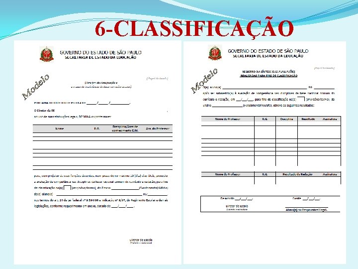 6 -CLASSIFICAÇÃO 