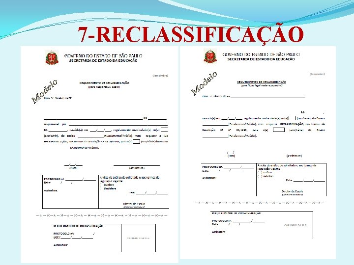 7 -RECLASSIFICAÇÃO 