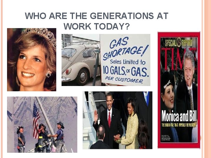WHO ARE THE GENERATIONS AT WORK TODAY? 