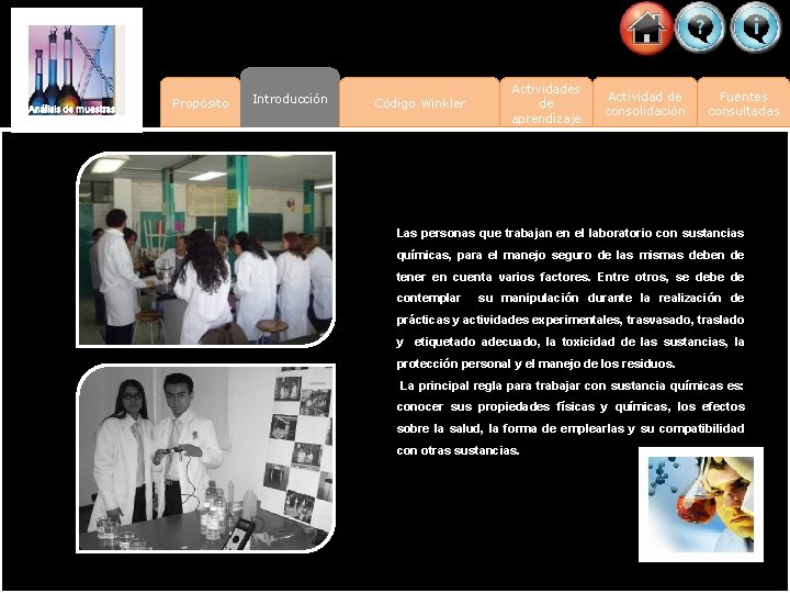 Propósito Introducción Código Winkler Actividades de aprendizaje Actividad de consolidación Fuentes consultadas Las personas
