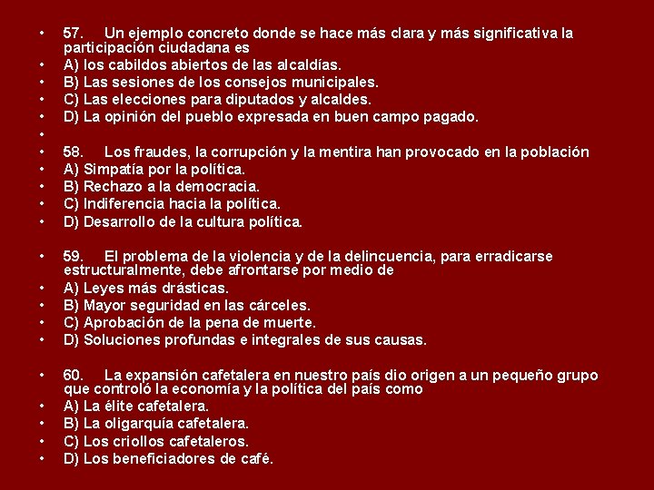  • • • • • • 57. Un ejemplo concreto donde se hace