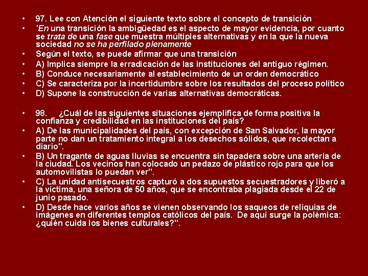  • • • 97. Lee con Atención el siguiente texto sobre el concepto