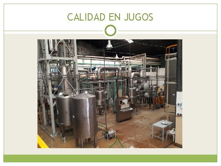 CALIDAD EN JUGOS 