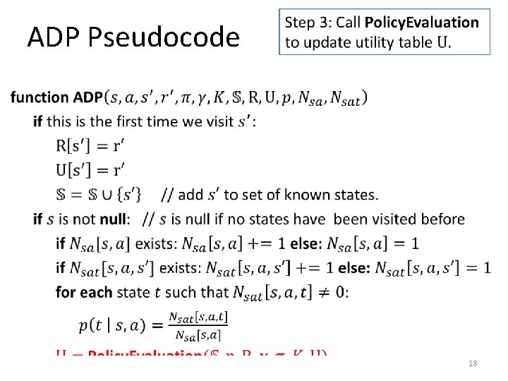 ADP Pseudocode • 18 