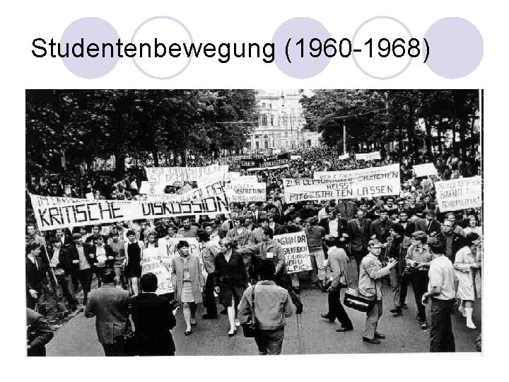 Studentenbewegung (1960 -1968) 