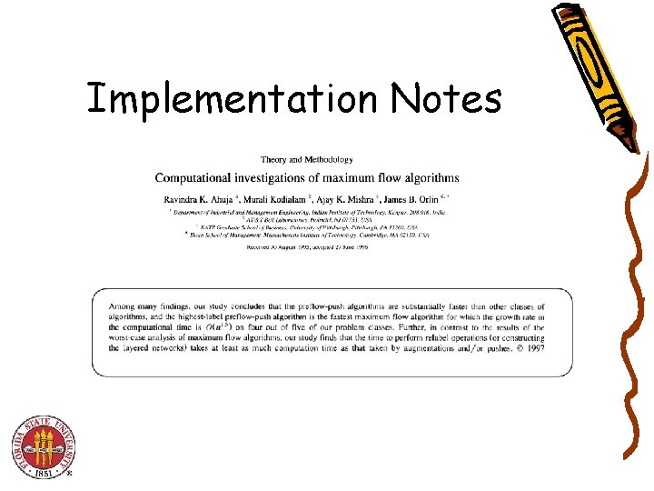 Implementation Notes 