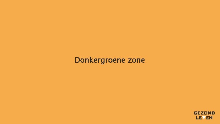 Donkergroene zone 