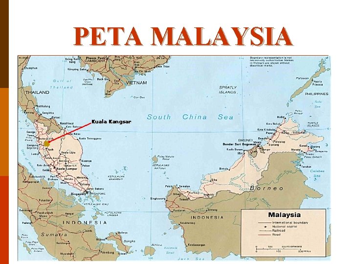 PETA MALAYSIA Kuala Kangsar 