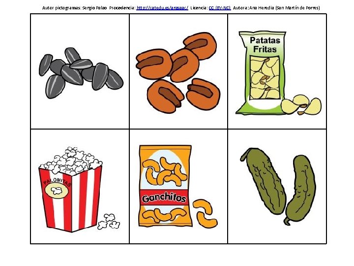 Autor pictogramas: Sergio Palao Procedencia: http: //catedu. es/arasaac/ Licencia: CC (BY-NC) Autora: Ana Heredia