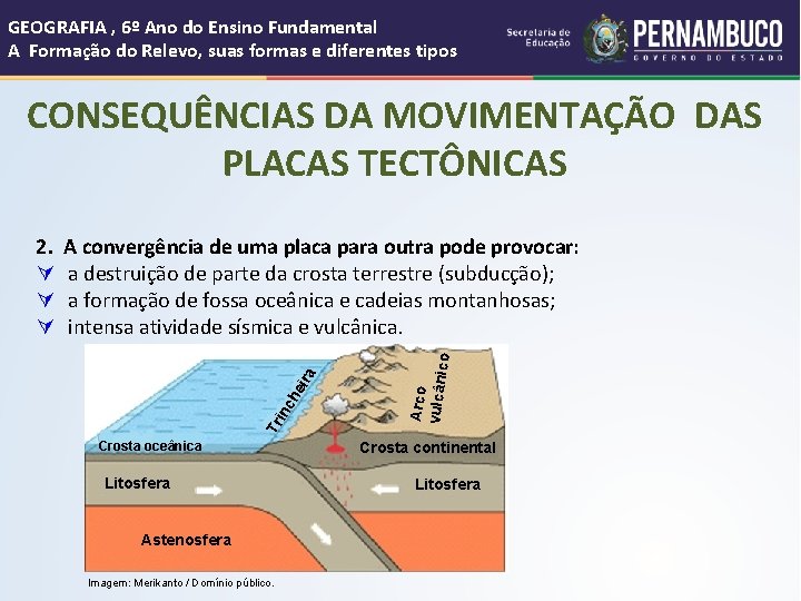 GEOGRAFIA , 6º Ano do Ensino Fundamental A Formação do Relevo, suas formas e