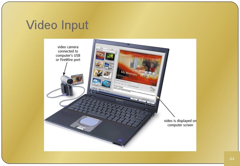 Video Input 44 