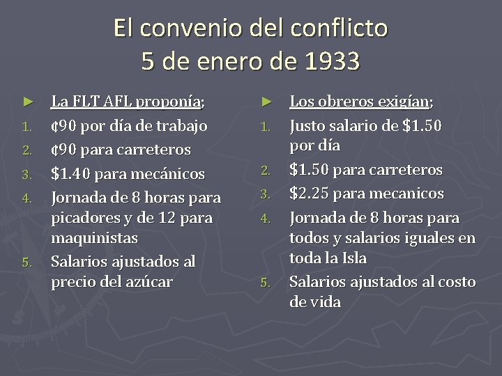 El convenio del conflicto 5 de enero de 1933 ► 1. 2. 3. 4.