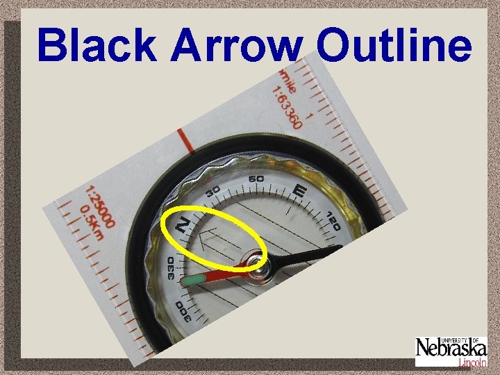 Black Arrow Outline 