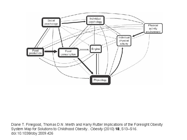 Diane T. Finegood, Thomas D. N. Merth and Harry Rutter Implications of the Foresight