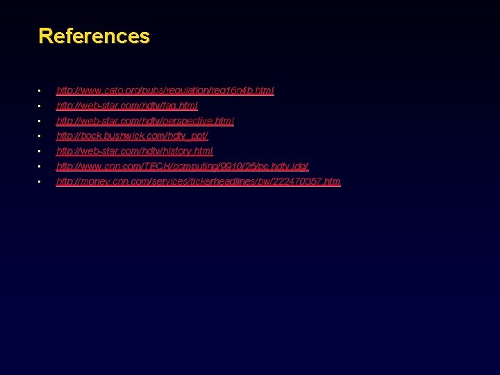 References • • http: //www. cato. org/pubs/regulation/reg 16 n 4 b. html • •