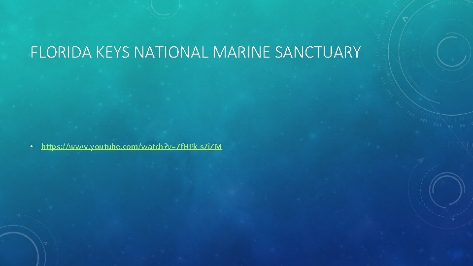 FLORIDA KEYS NATIONAL MARINE SANCTUARY • https: //www. youtube. com/watch? v=7 f. HPk-s 7