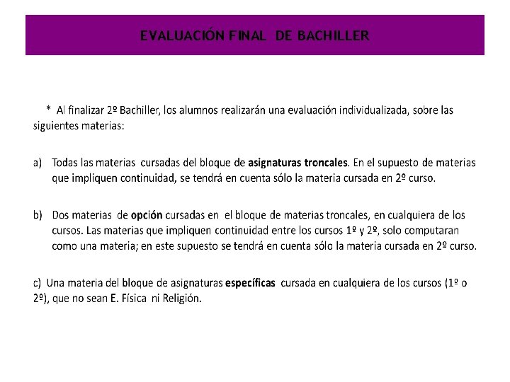 EVALUACIÓN FINAL DE BACHILLER 