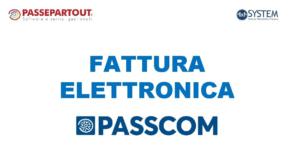 FATTURA ELETTRONICA 