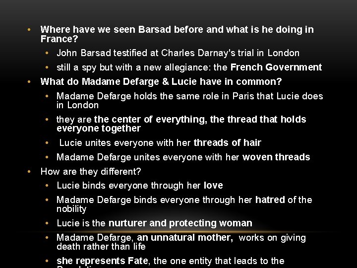 • • • Where have we seen Barsad before and what is he • • • Where have we seen Barsad before and what is he
