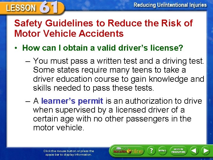 Safety Guidelines to Reduce the Risk of Motor Vehicle Accidents • How can I