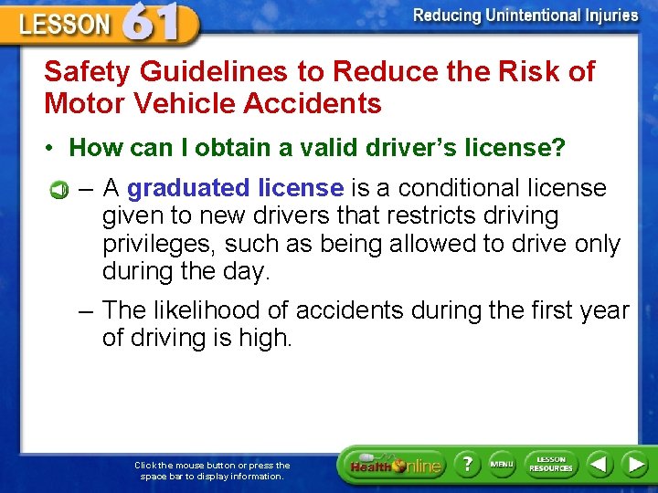 Safety Guidelines to Reduce the Risk of Motor Vehicle Accidents • How can I