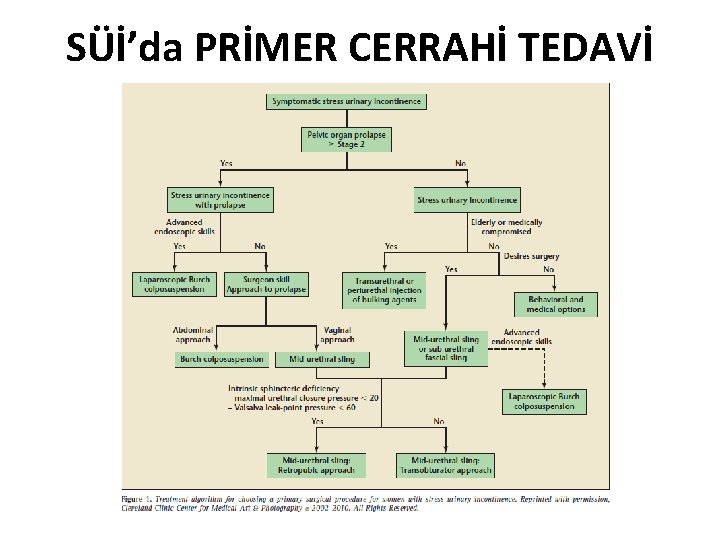 SÜİ’da PRİMER CERRAHİ TEDAVİ 