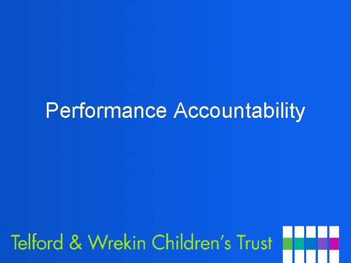 Performance Accountability 