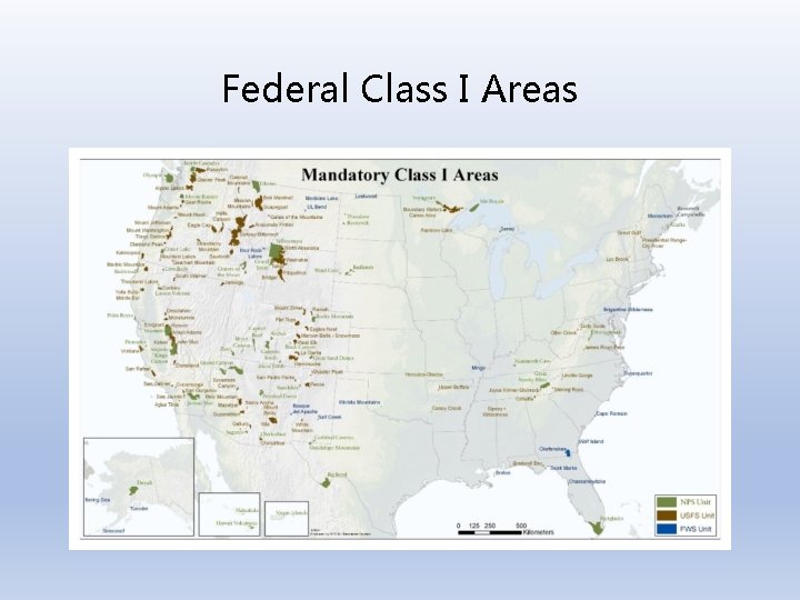 Federal Class I Areas 