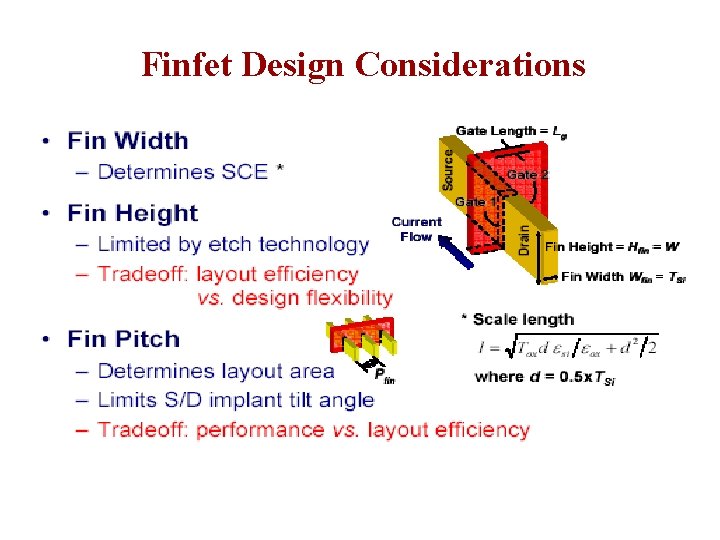 Finfet Design Considerations Finfet Design Considerations