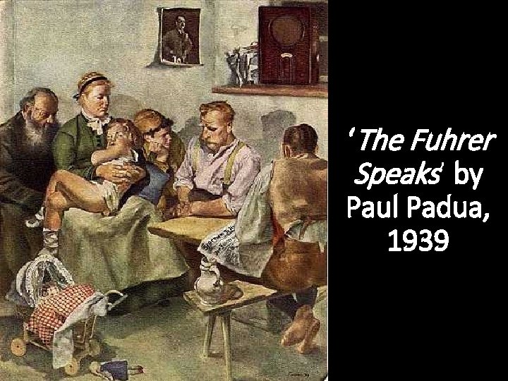 ‘The Fuhrer Speaks’ by Paul Padua, 1939 