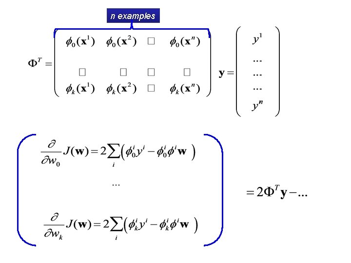 n examples … 