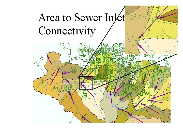 Area to Sewer Inlet Connectivity 