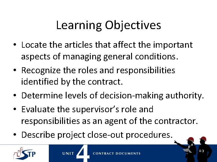 Learning Objectives • Locate the articles that affect the important aspects of managing general Learning Objectives • Locate the articles that affect the important aspects of managing general